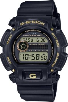 Casio G-Shock DW-9052GBX-1A9DR Erkek Kol Saati 200M Su Geçirmez, Şok Dayanıklı, Siyah-Altın Tasarım