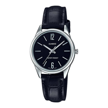 Casio LTP-V005L-1BUDF Siyah Deri Kordon Minimalist Kadın Kol Saati