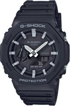 Casio G-Shock GA-2100-1ADR Erkek Kol Saati Karbon Çekirdek, İnce Kasa, 200M Su Geçirmez