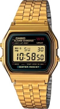 Casio A159WGEA-1DF Unisex Kol Saati | Altın Rengi, Vintage Tasarım