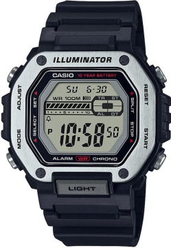 Casio MWD-110H-1AVDF Çelik Bezel Dijital 10 Yıl Pil Ömürlü Erkek Kol Saati
