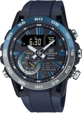 Casio Edifice Serisi ECB-40NP-1ADF Lacivert Renk Bluetooth Bağlantılı Yeni Erkek Kol Saati