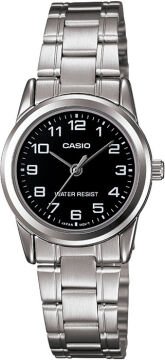 Casio LTP-V001D-1BUDF Kadın Kol Saati | Siyah Kadran, Klasik Tasarım