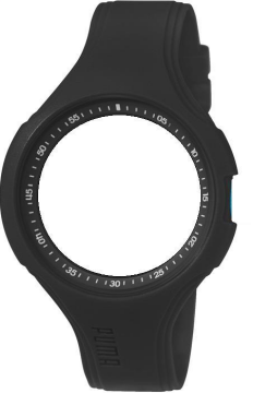 Puma PU911201005 Orijinal Siyah Silikon Saat Kordonu Kayışı