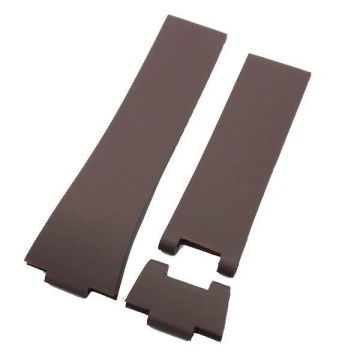 Ulysse Nardin Marine Chronometer Manufacture Uyumlu 3 Parça Kahverengi Plastik Saat Kordonu