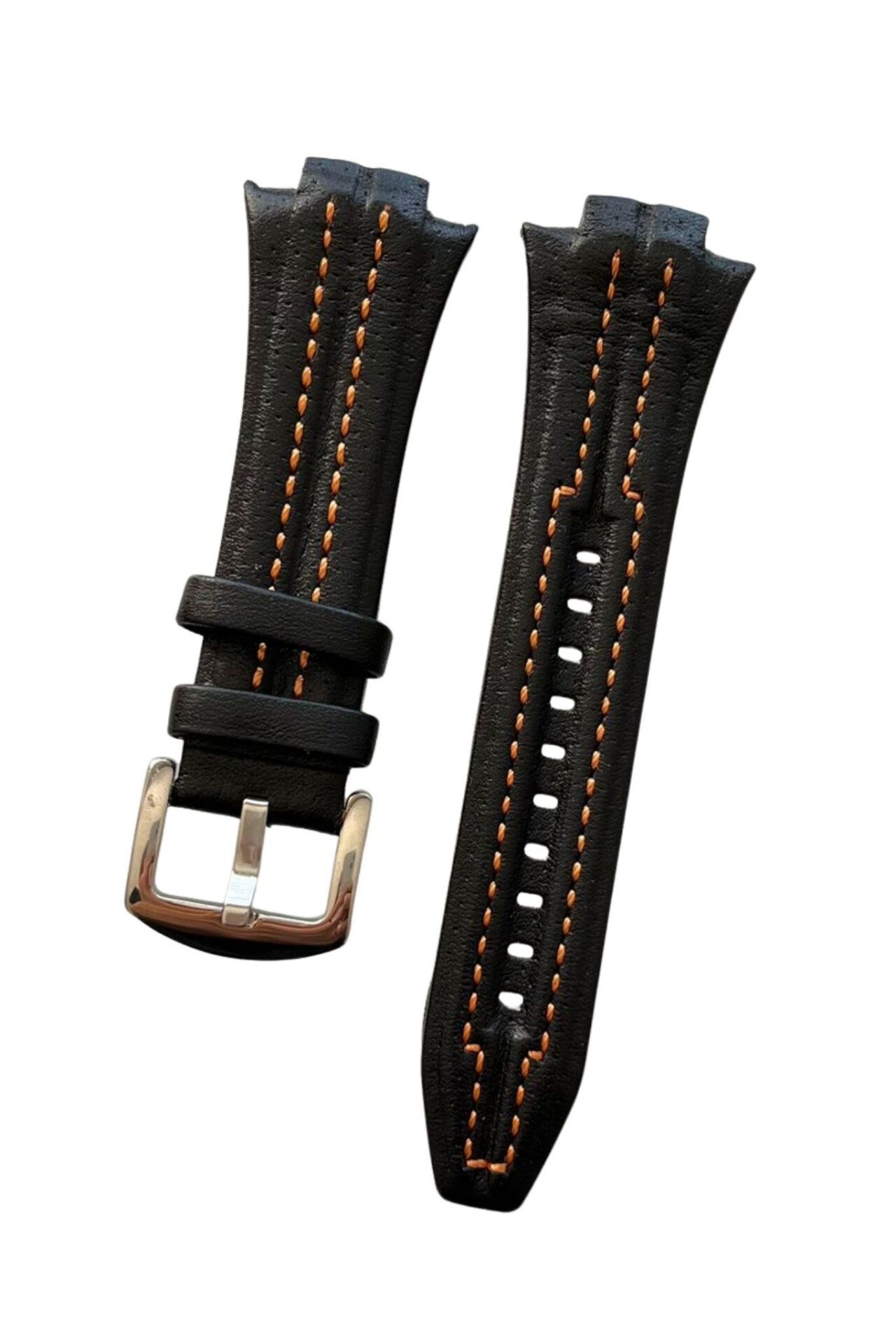 Seiko Sportura SNA595P2 Özel El Yapımı Hakiki Deri Saat Kordonu