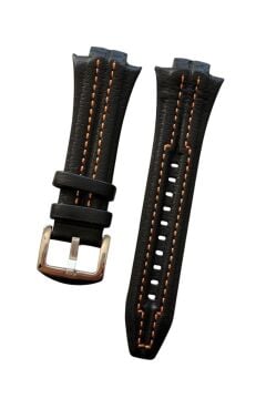 Seiko Sportura SNA595P2 Özel El Yapımı Hakiki Deri Saat Kordonu