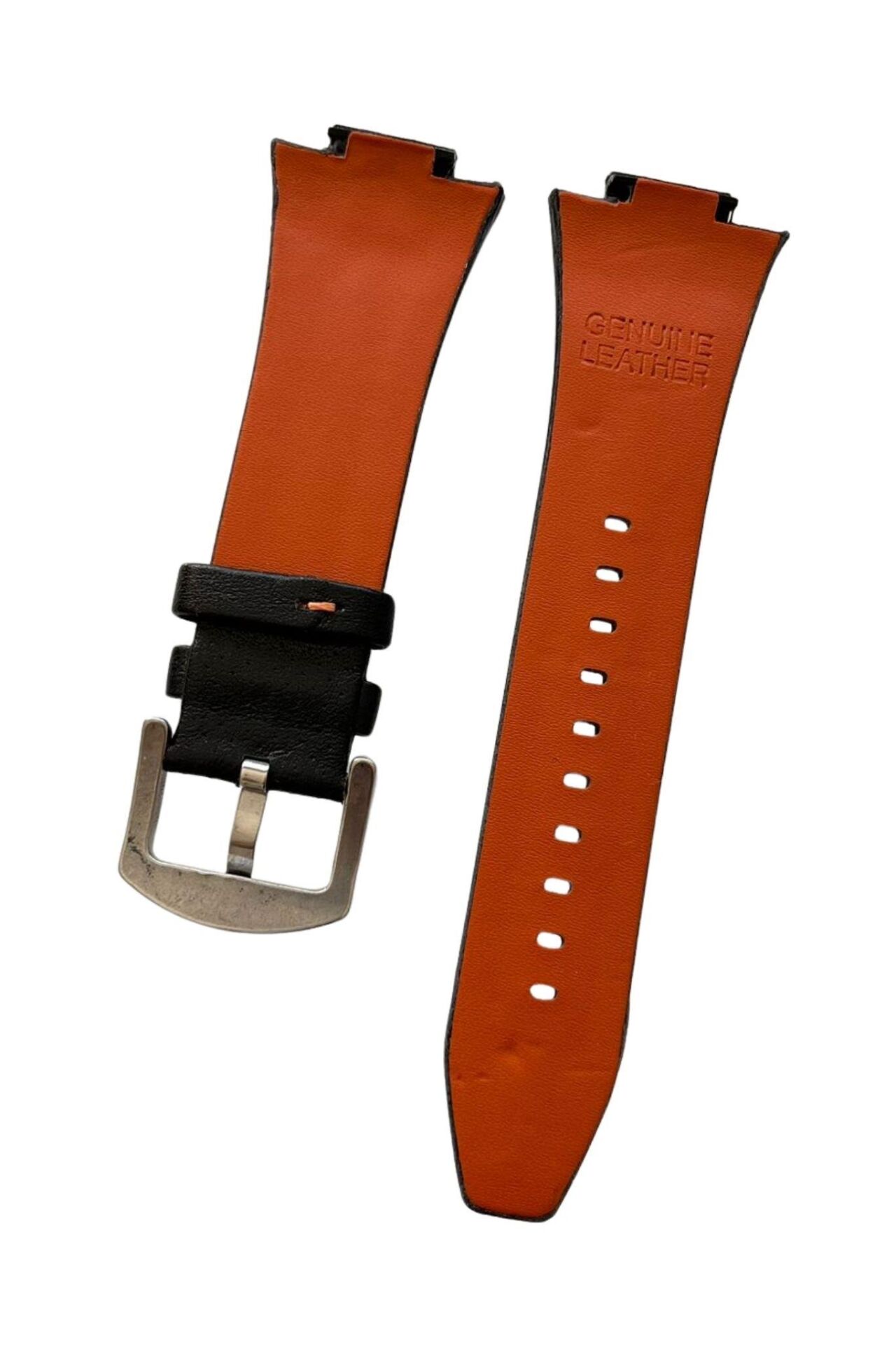 Seiko Sportura SNA595P2 Özel El Yapımı Hakiki Deri Saat Kordonu