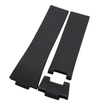 Ulysse Nardin Marine Chronometer Manufacture Uyumlu 3 Parça Siyah Plastik Saat Kordonu