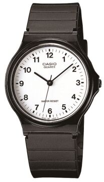 Casio MQ-24-7BLDF Unisex Kol Saati | Klasik Siyah, Beyaz Kadran, Minimalist Tasarım