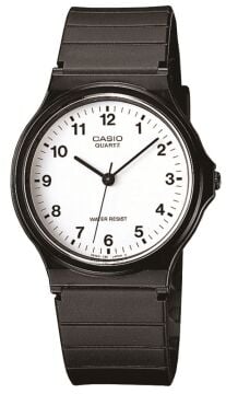 Casio MQ-24-7BLDF Unisex Kol Saati | Klasik Siyah, Beyaz Kadran, Minimalist Tasarım