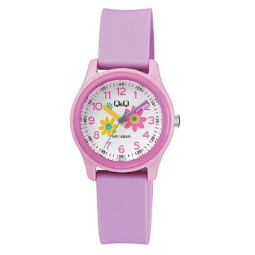 Q&Q VS59J004Y Sayılı Su Geçirmez Kız Çocuk Kol Saati