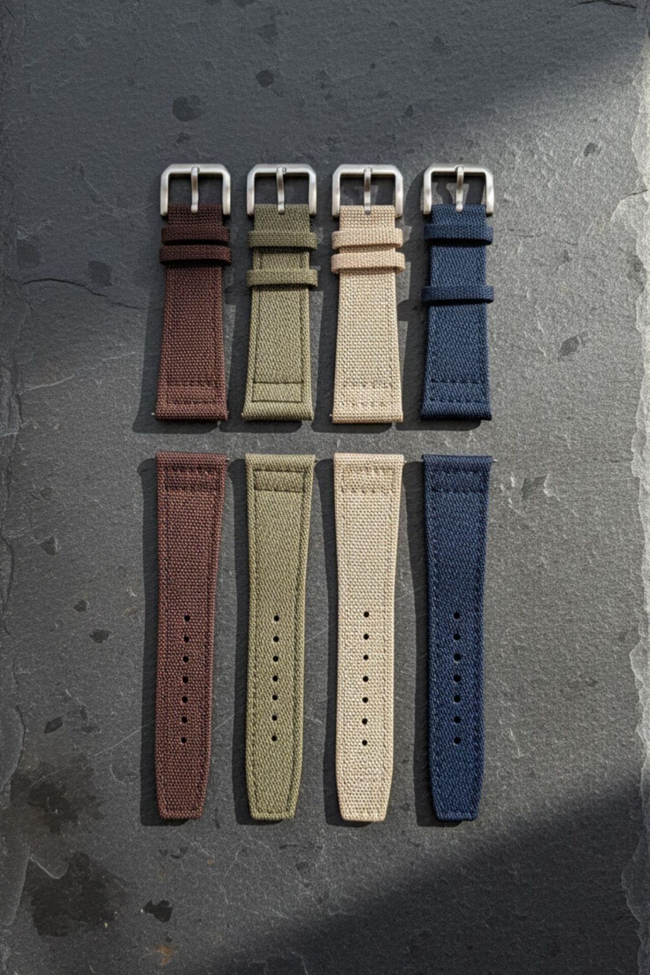 22 mm Kumaş Özel Spor Tasarım Akıllı Pimli Saat Kordonu