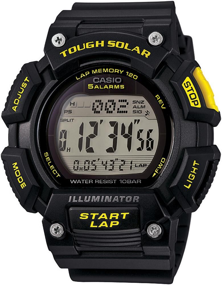 Casio STL-S110H Siyah Orijinal Silikon Saat Kordonu