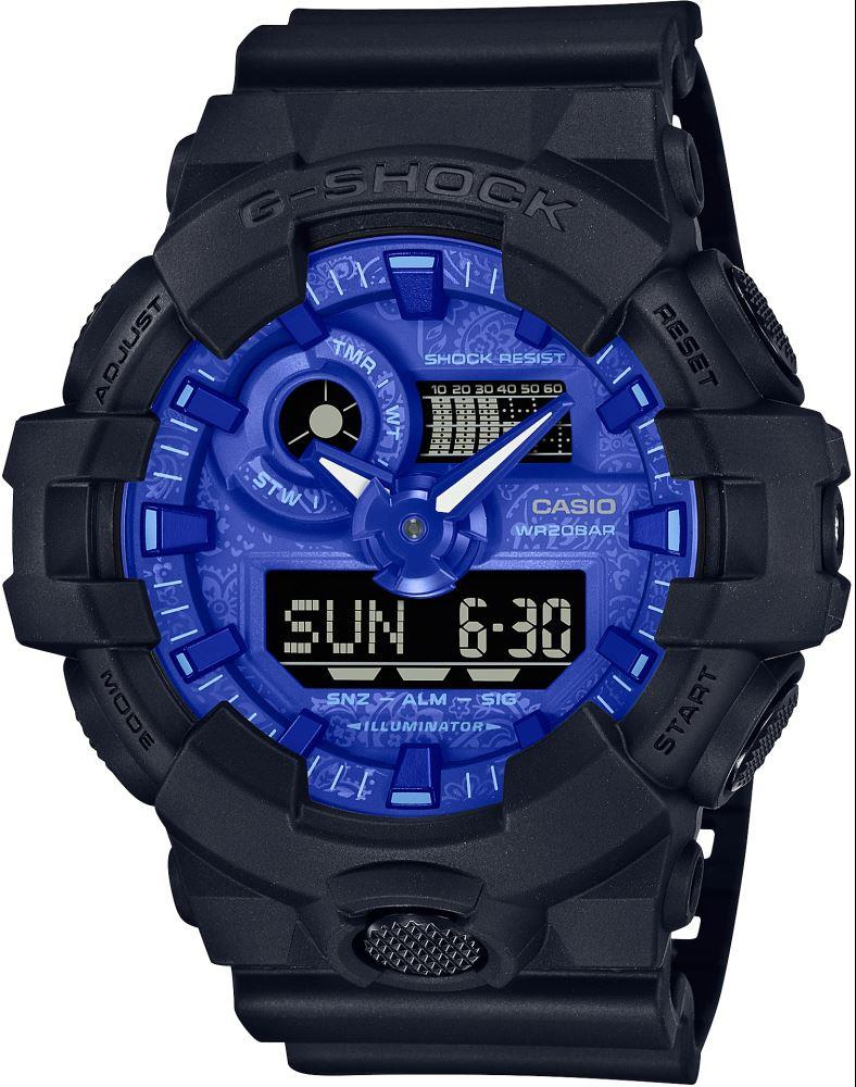 Casio G-Shock GA-700 Orijinal Siyah Silikon Kordon