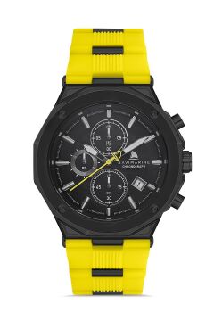 Navimarine HH03 Chronograph Silikon Sarı Erkek Kol Saati