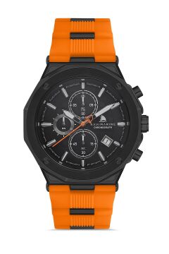 Navimarine HH03 Chronograph Silikon Turuncu Erkek Kol Saati