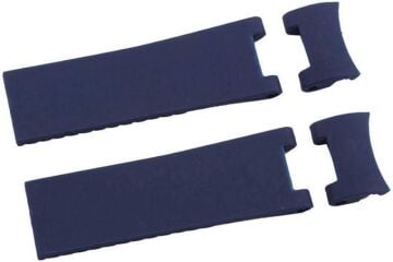 Ulysse Nardin Marine Diver Uyumlu 4 Parça Lacivert Plastik Saat Kordonu