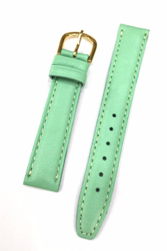 16 mm Yerli Üretim Düz Kesim Hakiki Deri Yumuşak Saat Kordonu