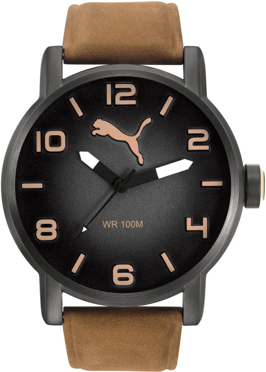 Puma PU104141004 Kahverengi Orijinal Deri Saat Kordonu