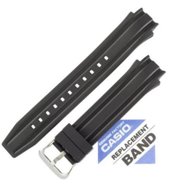 Casio AMW-702 Orijinal Siyah Silikon Saat Kordonu Kayışı