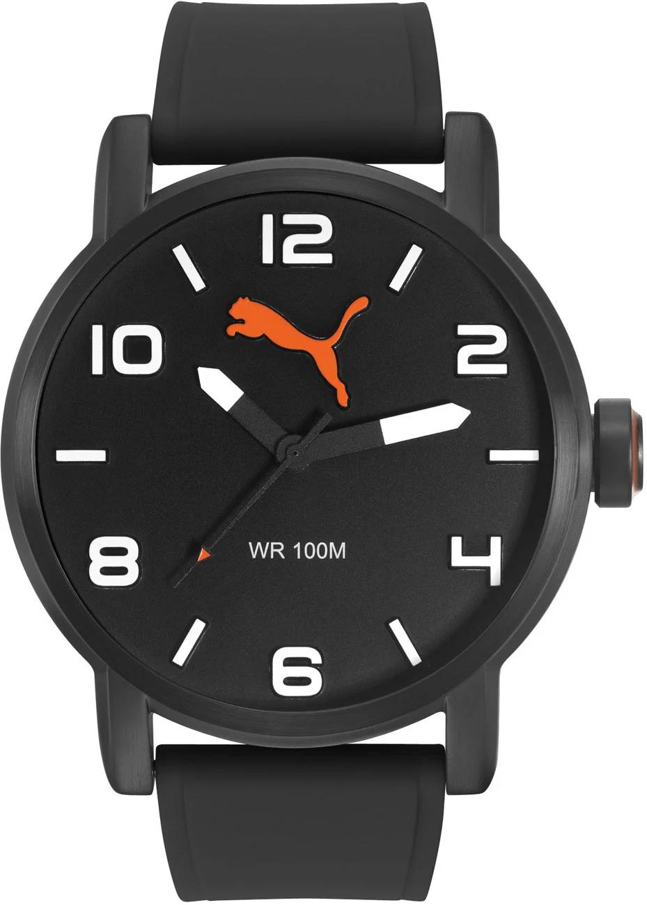 Puma PU104141001 Siyah Orijinal Silikon Saat Kordonu