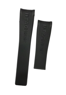 Tag Heuer SLS Mercedes Uyumlu Siyah Silikon Saat Kordonu Kayışı 24x20mm