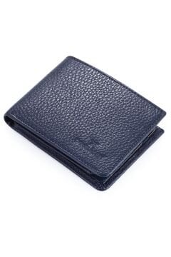 Daniel Klein DKW1074-02 Lacivert Hakiki Deri Erkek Cüzdanı