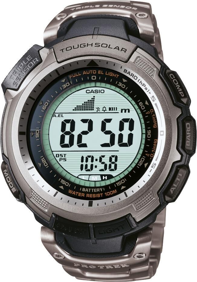 Casio Pro Trek PRG-110T Titanyum Orijinal Saat Kordonu Kayışı