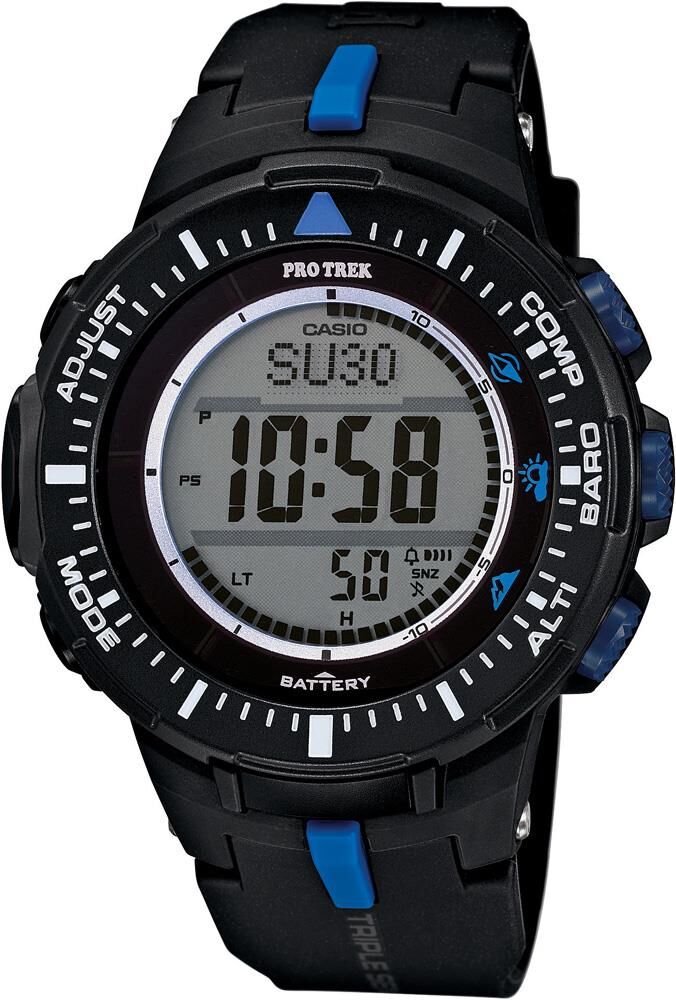 Casio Protrek PRG-300 PRG-3100 Siyah Orijinal Silikon Saat Kordonu