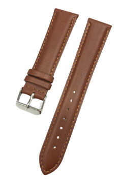 20 mm Hakiki Deri Klasik Saat Kordonu Düz Kesim Roder