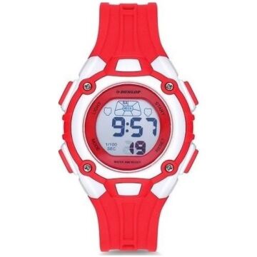 Dunlop Su Geçirmez DUN-403-G09 Kırmızı Dijital Çocuk Kol Saati