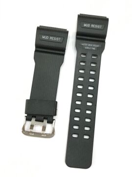 Dunlop Dun-339 Mavi Yeşil Siyah Renk Silikon Saat Kordonu Kayışı