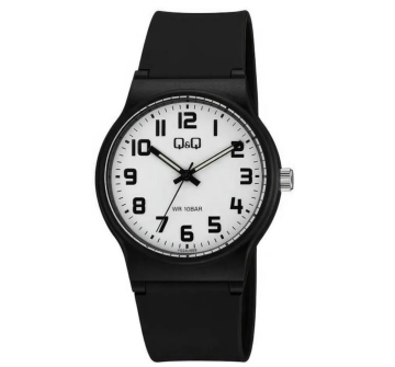 Q&Q VS50J009Y Plastik Su Geçirmez Rakamlı Siyah Renk Kol Saati