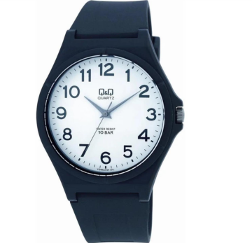 Q&Q VQ66J004Y Plastik Su Geçirmez Rakamlı Siyah Renk Kol Saati