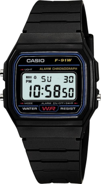 Casio F-91W-1DG Retro Plastik Dijital Erkek Kol Saati
