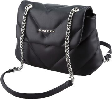 Daniel Klein Siyah ve Krem Renk Kadın Çantası