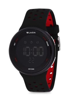 Jaga Unisex Siyah Renk Dijital Kol Saati