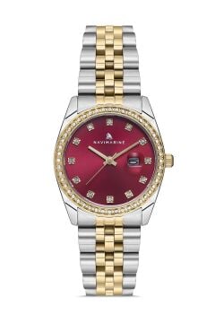 Navimarine NVM75-D8 Taşlı Kadın Kol Saati