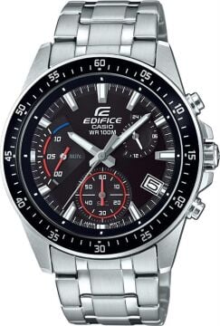 Casio Edifice EFV-540D-1AVUDF Siyah Kadran Çelik Kronograf Erkek Kol Saati