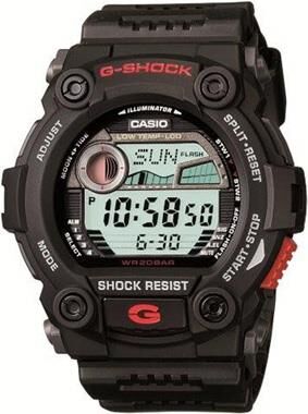 Casio G-Shock G-7900 GW-7900 Siyah Renk Orijinal Silikon Saat Kordonu