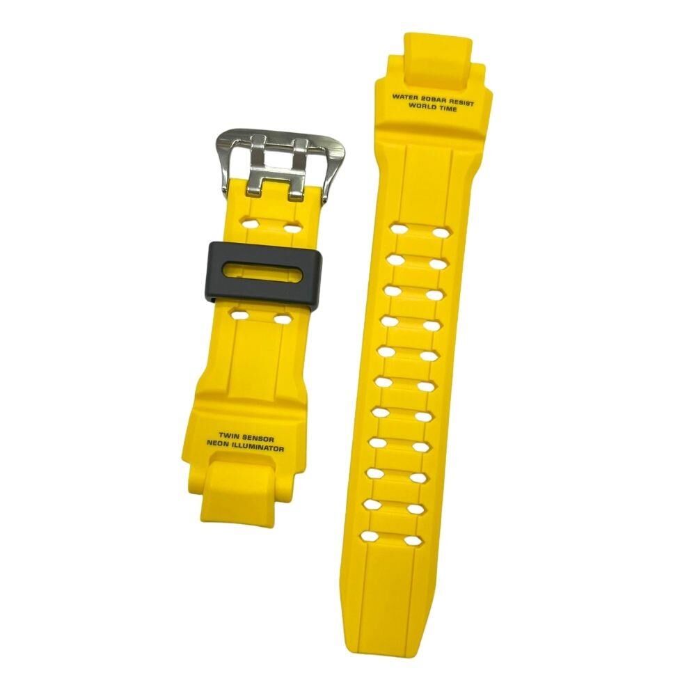Casio G-Shock GA-1100 GA-1000 Sarı Orijinal Silikon Saat Kordonu