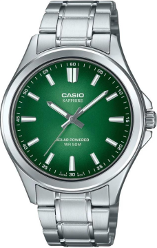 Casio MTS-RS100D-3AVDF Safir Cam Güneş Enerjili Erkek Kol Saati