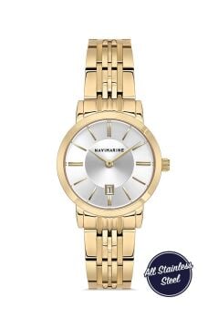 Navimarine NM001202-06 Slim Çelik Kadın Kol Saati
