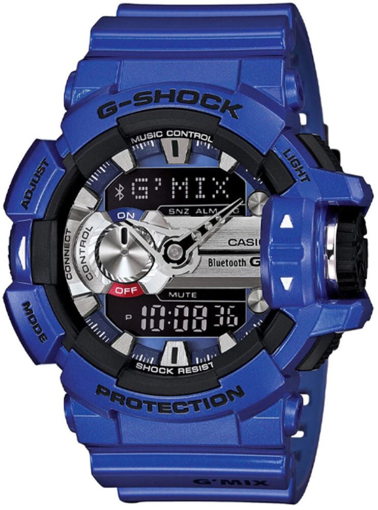 Casio G-Shock GBA-400 Mavi Renk Orijinal Shock Lastiği Kasa Silikonu
