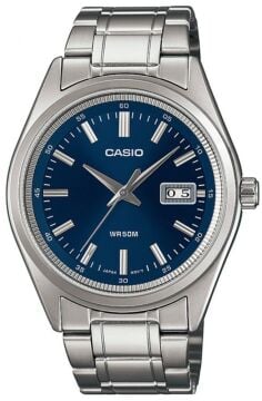 Casio MTP-B180D-2AVDF Derin Mavi Kadranlı Paslanmaz Çelik Erkek Kol Saati