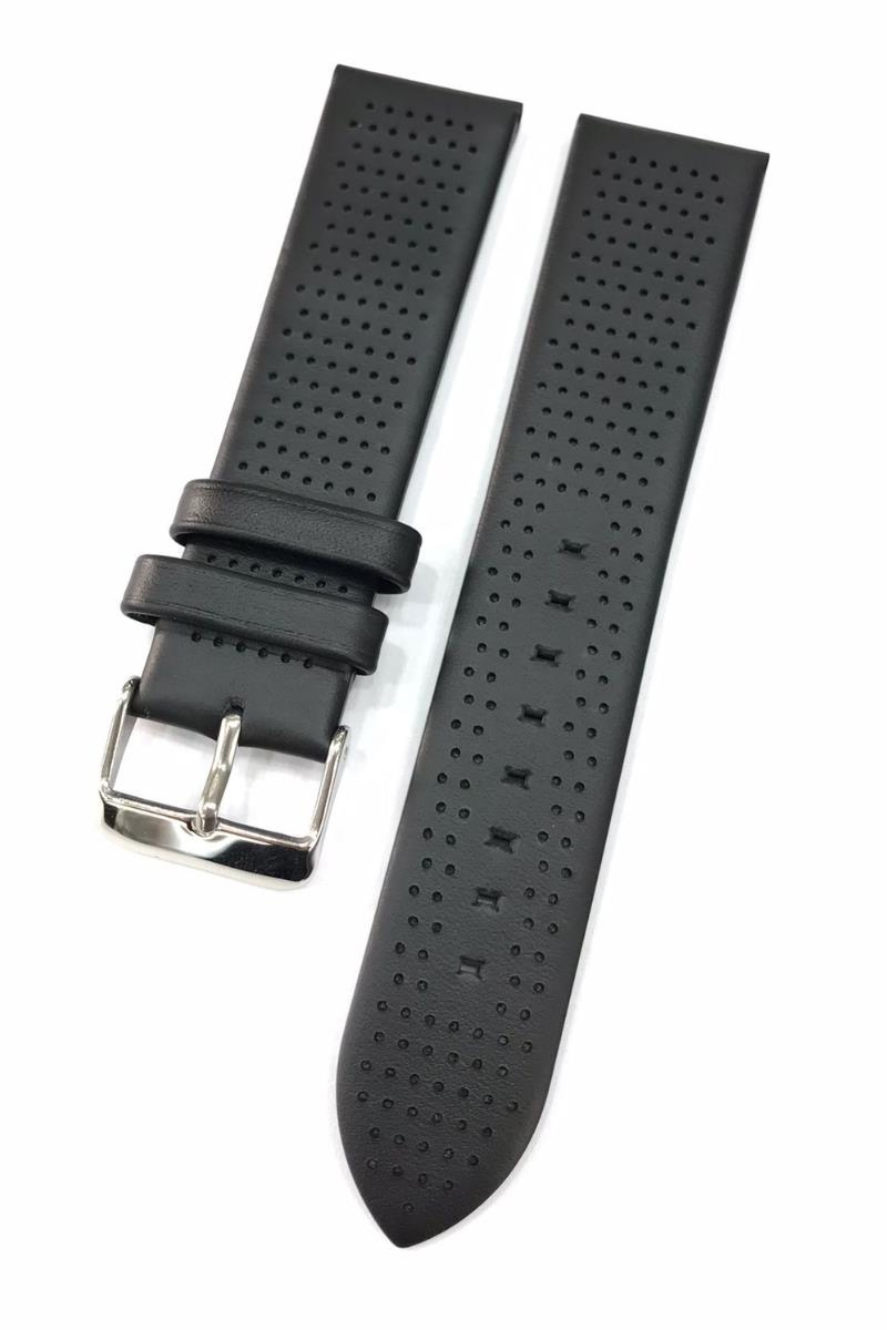 22 mm İnce Klasik Delikli Hakiki Deri Saat Kordonu - 5 Farklı Renk Seçeneği