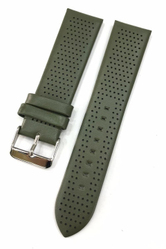 22 mm İnce Klasik Delikli Hakiki Deri Saat Kordonu - 5 Farklı Renk Seçeneği