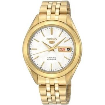 Seiko 5 Altın Sarı Renk Otomatik Çelik Erkek Kol Saati