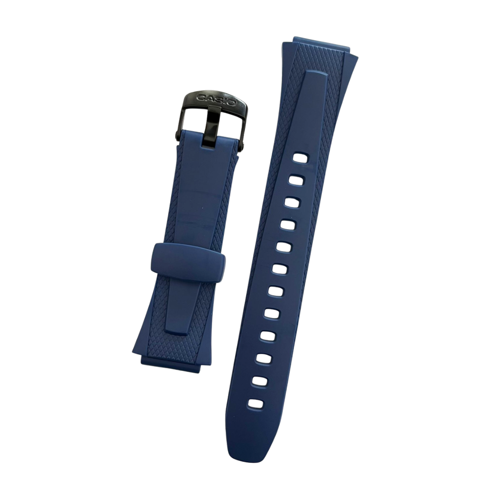 Casio W-752 W-753 W-755 Orijinal Lacivert Plastik Saat Kordonu